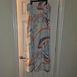 Abstract Patterned Maxi Dress